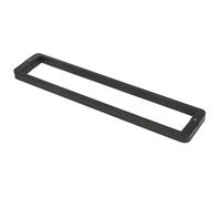 LuminaCreek Maniglia rettangolare for porta, maniglia for porta battente bifacciale in acciaio inox 304, barra di sostegno for porta doccia in vetro/porta scorrevole a battente(Silver,40cm/15 3/4")