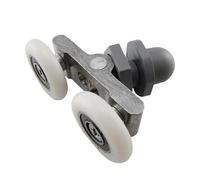 LuminaCreek Rulli for porte doccia 1 pz 19/23/25/27 mm Porta scorrevole in vetro Ruota oscillante Doppia puleggia Cuscinetto Rulli Ruote for accessori cabina doccia Ruote for porte doccia(27mm)