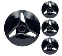 LuminaCreek Set di 4 coprimozzi universali for cerchi da 12", coprimozzi for cerchi da 12 pollici(All Black)