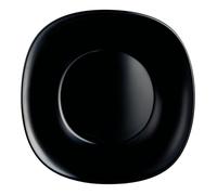 Luminarc 21 cm, vetro -Piatto fondo, colore: nero, 1 pezzo