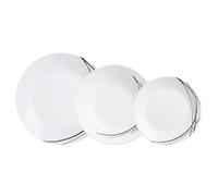 Luminarc 41049 Domitille Servizio Tavola 18 Pezzi, Opale, Multicolore