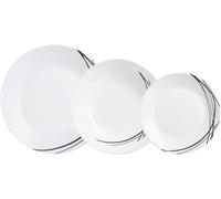Luminarc 41049 Domitille Servizio Tavola 18 Pezzi, Opale, Multicolore