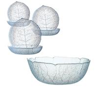 Luminarc Aspen - Ciotola 23 cm + piatto per budino, 14,5 cm, set da 7 pezzi