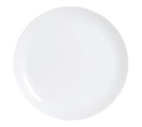 Luminarc Dajar Diwali - Piatto piano in vetro, 25 cm, 25 cm, colore: Bianco