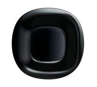 Luminarc Dajar Piatto 27 cm Vetro, Nero, 27 x 27 x 2,3 cm