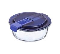 Luminarc Easy Box - Contenitore rotondo in vetro ermetico da 0,67 l con valvola