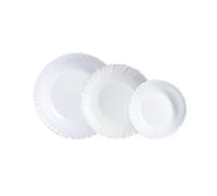 Luminarc Feston Servizio Tavola 18 Pezzi, Bianco, cm, unità