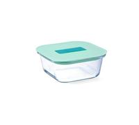 Luminarc Joy Contenitore ermetico in vetro 14 x 14 x 6,5 cm - 53 cl bicolore