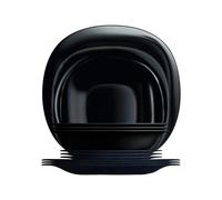 Luminarc Opale Carine Servizio Piatti 18 Pezzi Nero