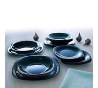 Luminarc Opale Carine Servizio Piatti 18 Pezzi Nero