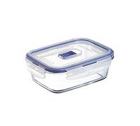 Luminarc Pure Box Contenitore Ermetico rettangolare, Trasparente, 16 x 11 x 6 cm (0.82 L)