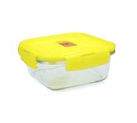 Luminarc Pure Box Holy Contenitore quadrato ermetico vetro 122cl bicolore