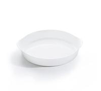 Luminarc Smart Cuisine Carine Pirofila Tonda, Vetro Opale, Bianco, cm 28.