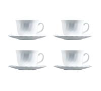 E_0002_S2701661 Luminarc Set di Tazze e Piatti Luminarc 00106 (4 pcs) Bianco Vet