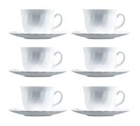 E_0002_S2701662 Luminarc Set di Tazze e Piatti Luminarc Trianon (6 pcs) Bianco V