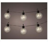 Luminaria Solare da Esterno 580 cm con 10 Sfere Trasparenti - Luci Decorative a