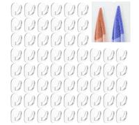 LuminaryLair 100 Pezzi Ganci Adesivi Trasparenti Extra Forti,