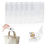 LuminaryLair 6 Pezzi Scatoline per Carte da Gioco in Plastic, 10.5 x 7.5 x 2.5cm Scatola Porta Carte da Gioco Trasparente, Riutilizzabile Scatola, per Biglietti da Visita Collezionabili