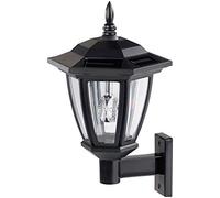 Luminea Garden - Applique Solare da Esterno: Nostalgico Solar-LED-Wall-Light, per Esterni, Luce Bianca (Lampada Esterna Solare, Lanterna da Parete Esterna)