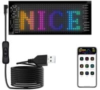 Luminea Lavagna: Pannello LED, Bluetooth, 512 LED (Display, Targa, Veicolo)