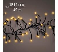 Lumineo Cluster 1512 LED 14 m Bianco Caldo con Timer