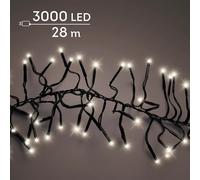 Lumineo Cluster Twinkle Luci Natale LED 3000 LED 28 m