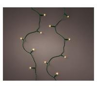 Lumineo Diamand Catena LED 100 Luci 9,90 m Verde Interno Esterno IP44