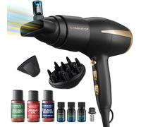 LuminEO PRO 2400W Asciugacapelli professionale ad alta velocità con tecnologia ionica e sistema siero per capelli - Fone per lucentezza, volume e ricci senza danni al calore Asciugacapelli