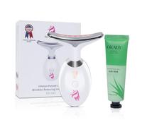 Luminesce - Scultore facciale 7 in 1 a LED, terapia con luce rossa per viso, drenaggio linfatico, riduttore del doppio mento, dispositivo per rassodare la pelle e anti-invecchiamento, massaggiatore