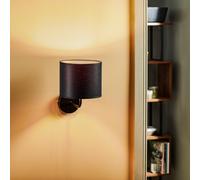 Luminex Applique Soho cilindrica nero/oro Luminex