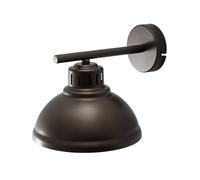 Luminex Applique Sven, titanio-oro, Ø 21 cm, acciaio Luminex