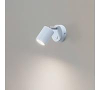 Luminex Faretto da parete Fun, azzurro, altezza 14 cm, orientabile, GU10 Luminex