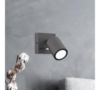 Luminex Faretto da parete Jarek antracite/cromo, 1 luce Luminex