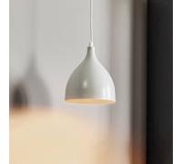 Luminex Lampada a sospensione Nanu in metallo grigio chiaro a 1 luce Luminex