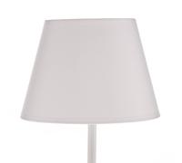 Luminex Lampada da tavolo Soho, conica, altezza 33 cm, bianco Luminex