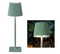 LuminexDesigns Lampada da Tavolo LED Senza Fili con Controllo Touch - Lampada Ricaricabile da 5200mAh Dimmerabile, IP54 Resistente all’Acqua - Perfetta per Interni ed Esterni, Verde