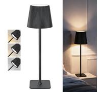 LuminexDesigns Lampada da tavolo senza fili 1 pezzi Nero VELA TL02