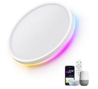 LuminexDesigns RGB Plafoniera LED Dimmerabile 24W con Controllo Alexa Wifi