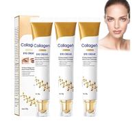 LuminEyez Crema occhi antirughe al collagene, crema occhi rassodante istantanea, crema per le borse, crema per le rughe degli occhi, riduce le rughe sottili (3 pcs)