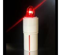 LUMINO ELETTRONICO VOTIVO PER CIMITERO - EXTRADURATA BATTERIA PER LOCULO: 1,5 ANNI / OSSARIO: 8 MESI | Candele led a batteria cimitero extradurata 245 o 547 giorni. (ROSSO FISSO, GRANDE - LOCULO)