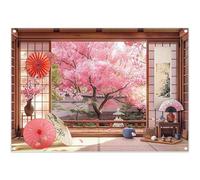 Luminora 2,1x1,5m Primavera In Stile Giapponese Sfondo Ciliegi In Fiore Alberi Di Ciliegio Cortile Del Giardino Sfondo Per Ritratto Festa Di Famiglia Accessori Per Striscioni Foto Decorativi