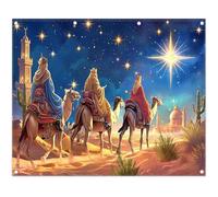 Luminora 3 x 2,43 m Día de los Reyes Magos Sfondo Tre Re Stella