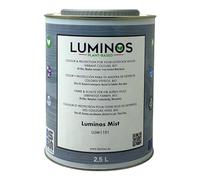Luminos LUM1101 - MIST -Impregnante e finitura protettiva per legno bio. Lasur all'acqua - Grigio 2,5L