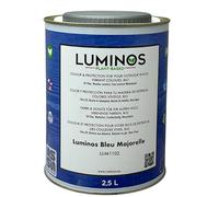 Luminos LUM1102 - BLEU MAJORELLE - Impregnante e finitura protettiva per legno bio. Lasur all'acqua - Blu 2,5L