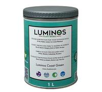 Luminos LUM1118 - COAST GREEN - Impregnante e finitura protettiva per legno bio. Lasur all'acqua - Verde 1L