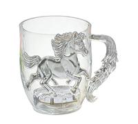luminosa al buio, con cavallo attivata dall'acqua che cambia colore, accessorio per da caffè fluorescente, guida all'uso delle bevande, succo di tè, casa, ufficio, scuola