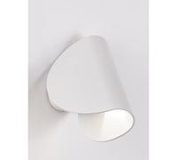 Luminosa Lighting Merano Buffalo Applique Bianco Alluminio, Vetro Trasparente LED 6W 398Lm 3000K 135mA IP54