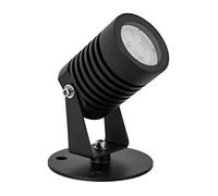 Luminosa Lighting Merano Cornwall Lampada Display da Esterno Alluminio Nero, Vetro LED 5W 378Lm 3000K IP65