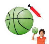 Luminoso basket pro-palla illuminante notturno bagliore-nel dark con 6 modalità LED | Gascia ad alto rimbalzo per gioco interno/esterno | Design impermeabile e ammortizzante - per bambini, ad