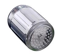 Luminoso Glow Light-up LED rubinetto doccia rubinetto ugello testa W/luce blu